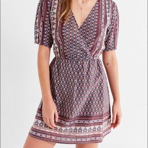 Urban outfitters v neck boho dress